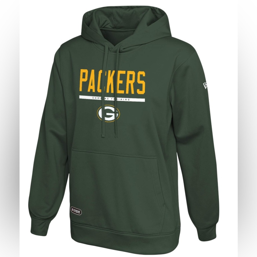 NWT [New Era] Green Bay Packers NFL Combine Performance Fleece Hoodie Men’s S - Picture 2 of 9